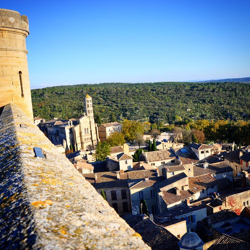Vue générale d'Uzès