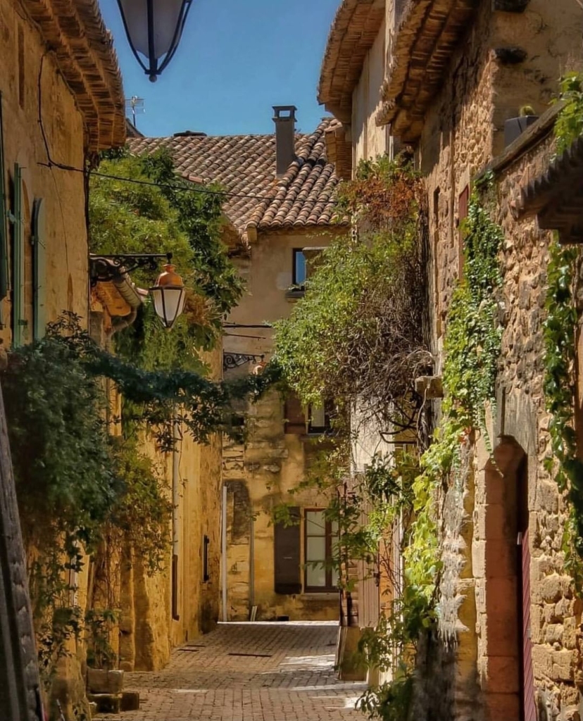 Vue sur Castillon-du-Gard